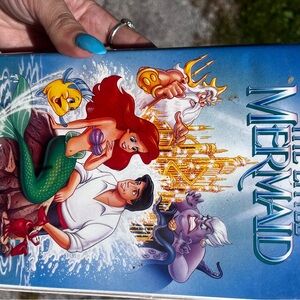 Disney The Little Mermaid VHS - ORIGINAL cover art. Black diamond classic